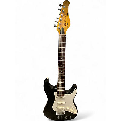 Used Optek Music System FRETLIGHT 200 SERIES STRAT Black Solid Body Electric Guitar