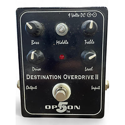 Used Option 5 Destination Overdrive II Effect Pedal