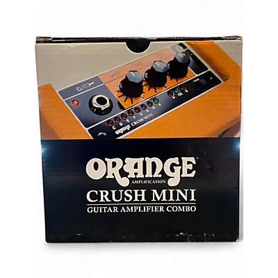 Orange Amplifiers Used Orange Amplifiers Crush Mini Battery Powered Amp