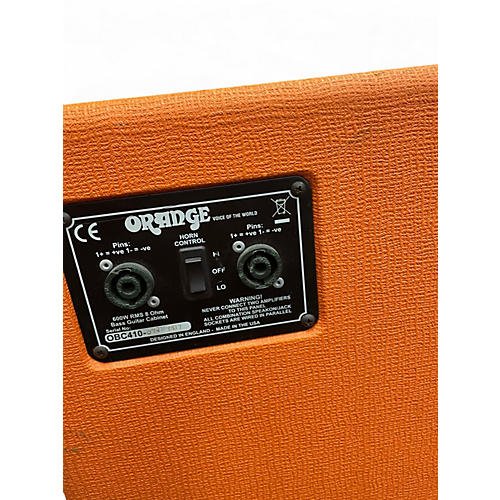 Used Orange Amplifiers OBC410 600W 4x10 Bass Cabinet