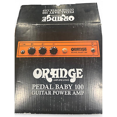 Used Orange Amplifiers Pedal Baby 100 Guitar Power Amp