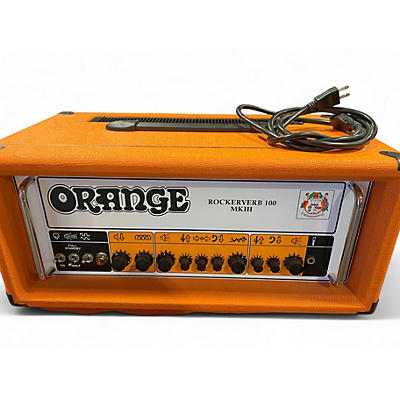 Used Orange Amplifiers Rockerverb 100H MKIII Tube Guitar Amp Head