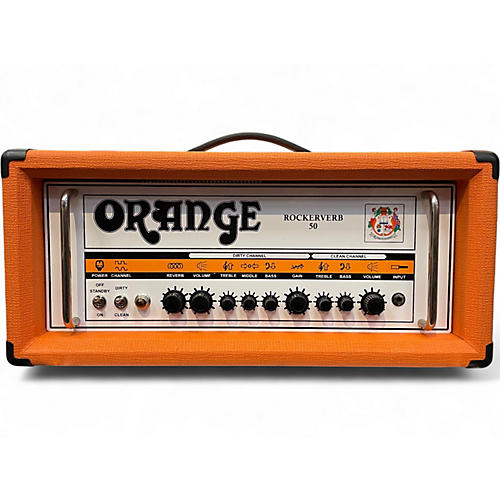 Used Orange Amplifiers Rockerverb RK50H Tube Guitar Amp Head