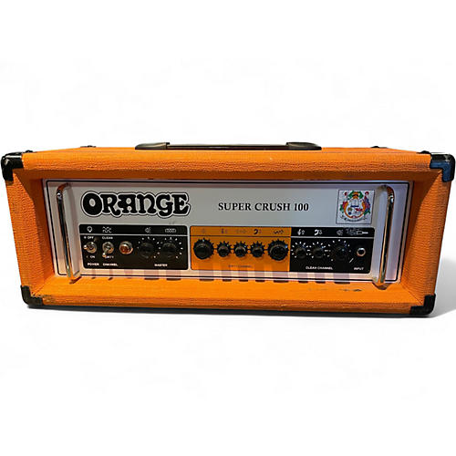 Used Orange Amplifiers Super Crush 100 Head Solid State Guitar Amp Head