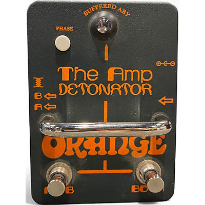 Used Orange Amplifiers The Amp Detonator ABY Pedal