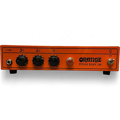 Used Orange Amplifiers pedal baby 100 Solid State Guitar Amp Head
