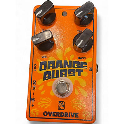 Used Orange Burst OVERDRIVE Effect Pedal