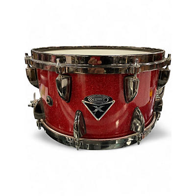 Used Orange County Drum & Percussion 13in X SNARE RED GLITTER Drum