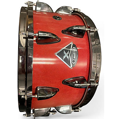 Used Orange County Drum & Percussion 13in X-Series 13 x 7 Red Sparkle Drum