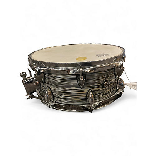 Used Orange County Drum & Percussion 14X5 Venice Series Snare White and Black Zebra Drum White and Black Zebra 210