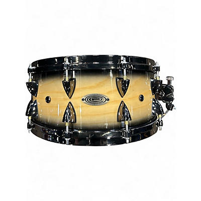Used Orange County Drum & Percussion 14X6 MAPLE SNARE NATURAL BLACK BURST Drum
