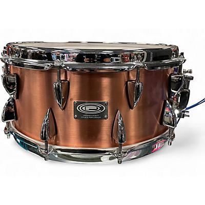 Used Orange County Drum & Percussion 14X6.5 RAW COPPER Copper Drum