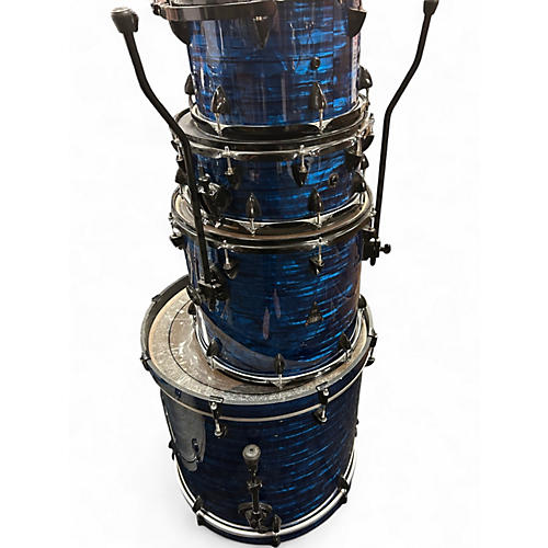 Used Orange County Drum & Percussion 4 Piece Venice Series Blue Drum Kit Blue