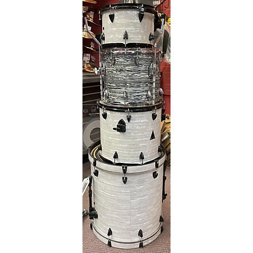 Orange County Drum & Percussion Used Orange County Drum & Percussion 4 piece Venice Series Pearl White Drum Kit Pearl White