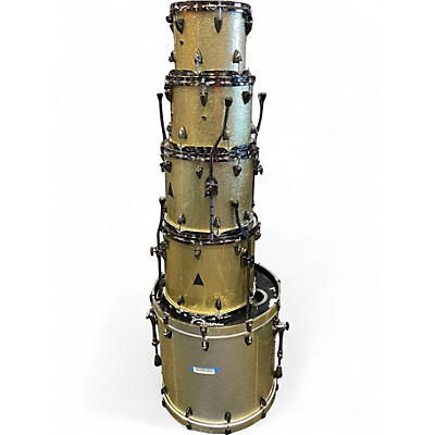 Used Orange County Drum & Percussion 5 Piece Avalon Series Gold Drum Kit