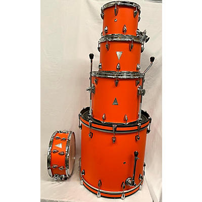 Orange County Drum & Percussion Used Orange County Drum & Percussion 5 piece Venice Series Shell Pack Bright Orange Drum Kit