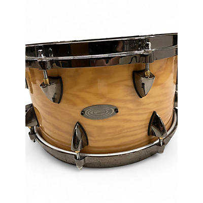 Used Orange County Drum & Percussion 7X13 Maple Ash Snare Natural Gloss Drum