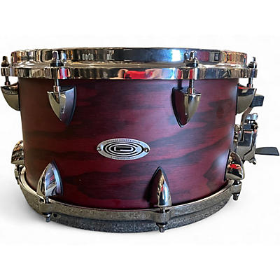 Used Orange County Drum & Percussion 7X13 Maple Ash Snare Red Drum