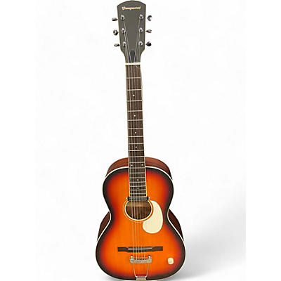 Orangewood Used Orangewood Juniper Sunburst Live 3 Tone Sunburst Acoustic Electric Guitar