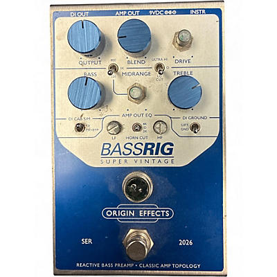 Used Origin Effects BASS RIG Bass Effect Pedal