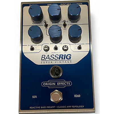 Origin Effects Used Origin Effects BASS RIG SUPER VINTAGE Bass Effect Pedal