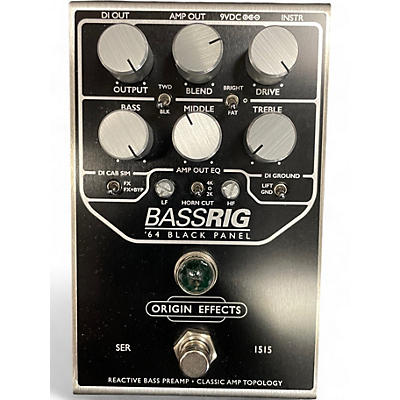 Used Origin Effects BASSRIG '64 BLACK PANEL Bass Effect Pedal