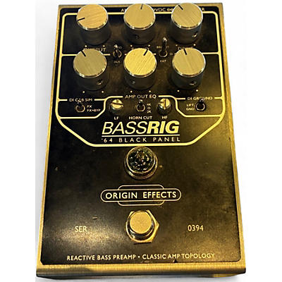 Used Origin Effects BASSRIG 64 BLACK PANEL Bass Effect Pedal