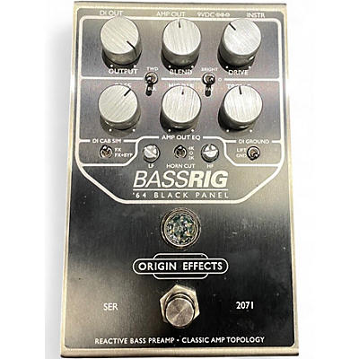 Used Origin Effects BASSRIG 64 BLACK PANEL Effect Pedal