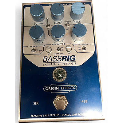 Used Origin Effects BASSRIG Effect Pedal
