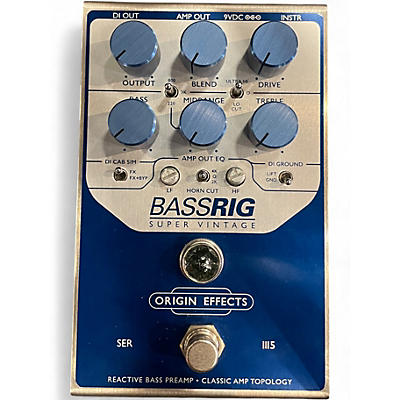 Used Origin Effects BASSRIG SUPER VINTAGE Bass Effect Pedal