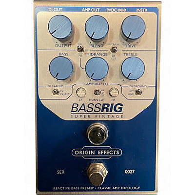 Used Origin Effects BASSRIG SUPER VINTAGE Bass Effect Pedal