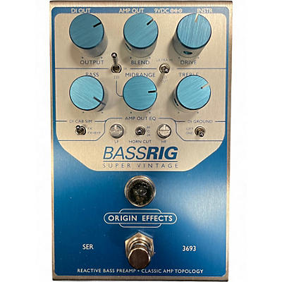Used Origin Effects BASSRIG SUPER VINTAGE Bass Effect Pedal