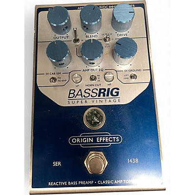 Used Origin Effects BASSRIG SUPER VINTAGE Effect Pedal