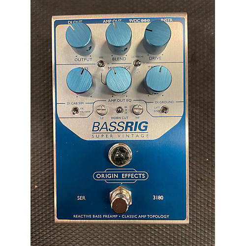 Origin Effects Used Origin Effects BASSRIG Super Vintage Bass Effect Pedal