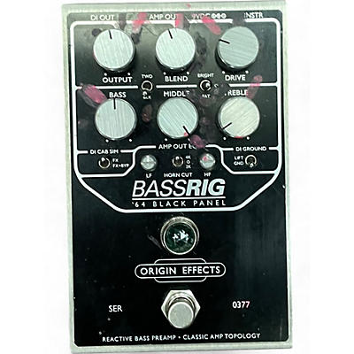 Used Origin Effects  Bass Rig 64 Black Panel Bass Effect Pedal