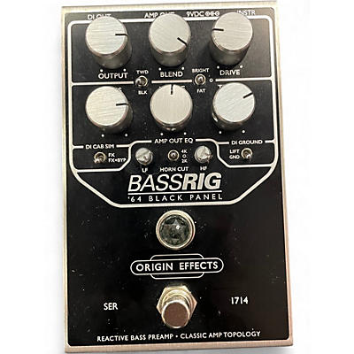 Used Origin Effects Bass Rig ‘64 Black Panel Effect Pedal