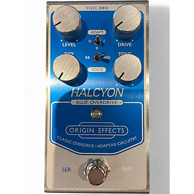 Used Origin Effects HALCYON BLUE OVERDRIVE Effect Pedal