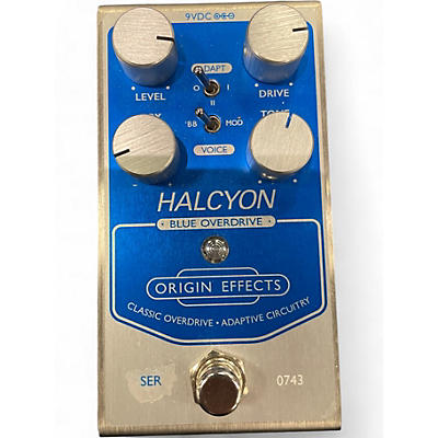 Used Origin Effects HALCYON BLUE OVERDRIVE Effect Pedal