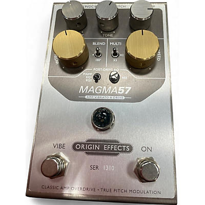 Used Origin Effects MAGMA57 VIBRATO & DRIVE Effect Pedal