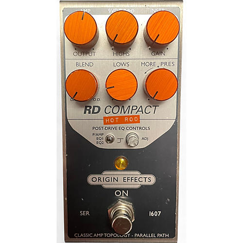 Used Origin Effects RD Compact Hot Rod Effect Pedal