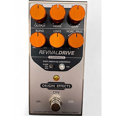 Used Origin Effects REVIVAL DRIVE Pedal