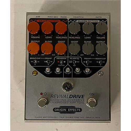 Used Origin Effects Revival Drive Effect Pedal