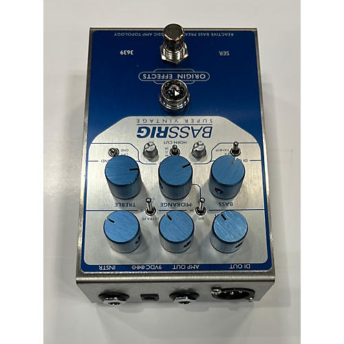 Origin Effects Used Origin Effects Super Vintage Bass Rig Bass Effect Pedal