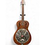 Used Original Hound Dog Round Neck Resonator Natural Acoustic Guitar Natural