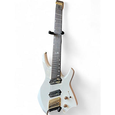 Used Ormsby GOLIATH 8 Alpine White Solid Body Electric Guitar