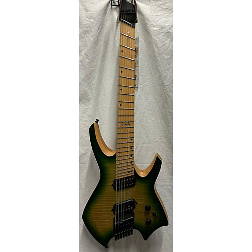 Used Ormsby Goliath 7 Green Burst Solid Body Electric Guitar green burst