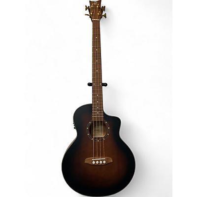 Used Ortega D9CE-4 Tobacco Sunburst Acoustic Bass Guitar