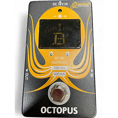Used Ortega Octopus Tuner/Power Supply Tuner Pedal