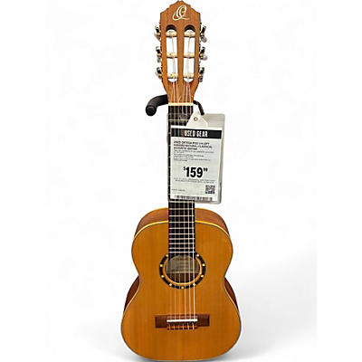 Used Ortega R122 1/4 LEFT HANDED Natural Classical Acoustic Guitar