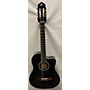 Used Ortega Used Ortega RCE145 Black Classical Acoustic Electric Guitar Black